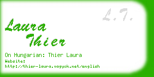 laura thier business card